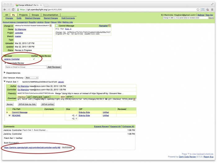 Gerritt Code Review Sample