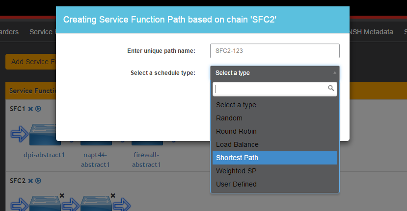 select schedule type